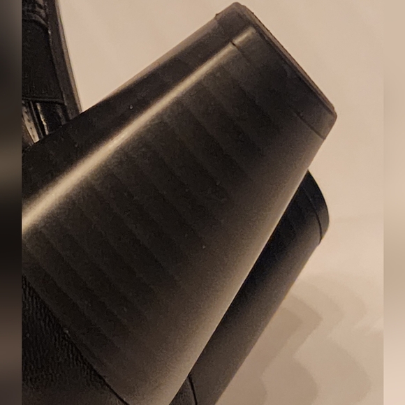 GABOR leather block heel opentoe sandals in black size UK 6.5/ US 9 - Picture 8 of 11